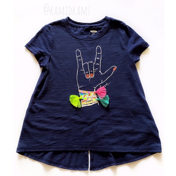 Old Navy Other - 🤟Old Navy Graphic Babydoll Top Size S 6/7
